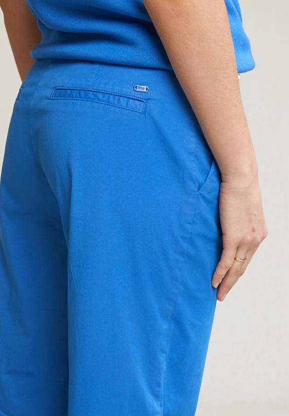 River Woods Blauwe Rechte Stretch Broek