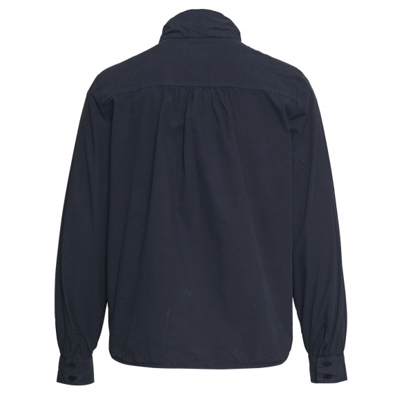 River Woods Blouse Met Sjaal In Blauw