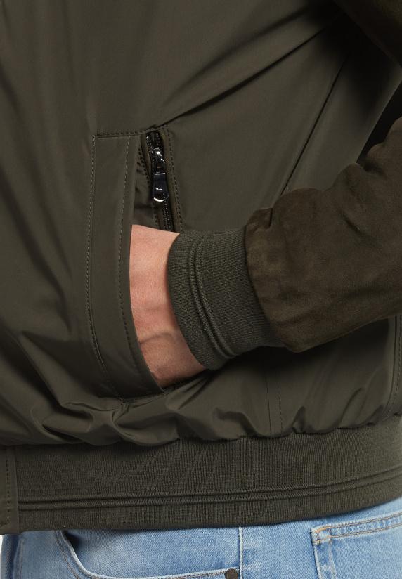 River Woods Blouson Suède Mouwen Alligator