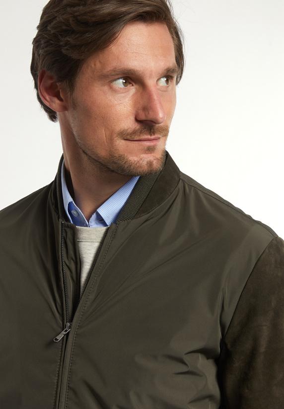 River Woods Blouson Suède Mouwen Alligator