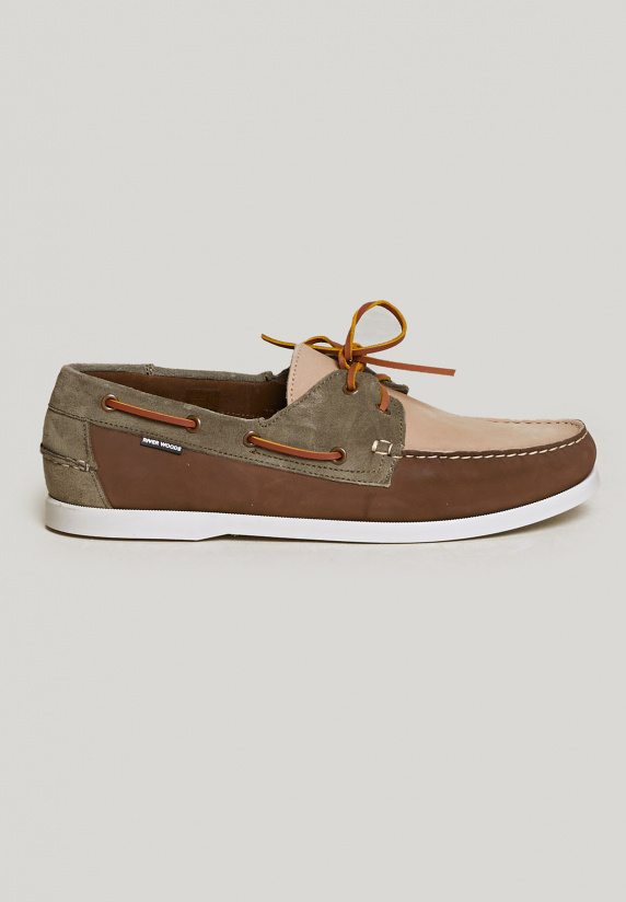 River Woods Bruine Docksides Met Veters