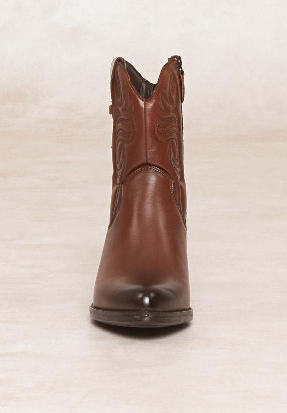 River Woods Bruine Lederen Cowboylaarzen