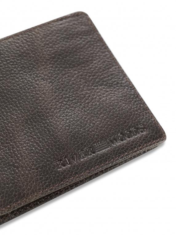 River Woods Bruine Lederen Portemonnee