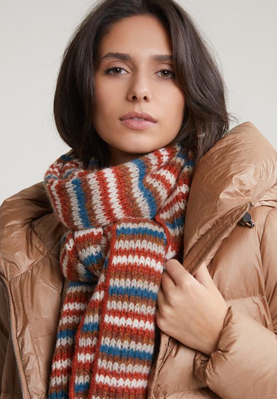 River Woods Camel Korte Donsjas Met Kap