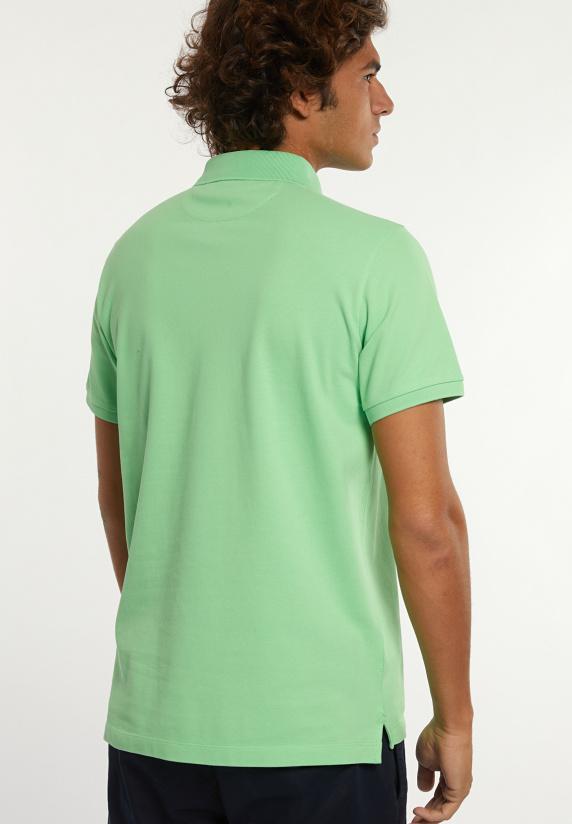River Woods Custom Fit Basic Pima Katoen Polo Lime