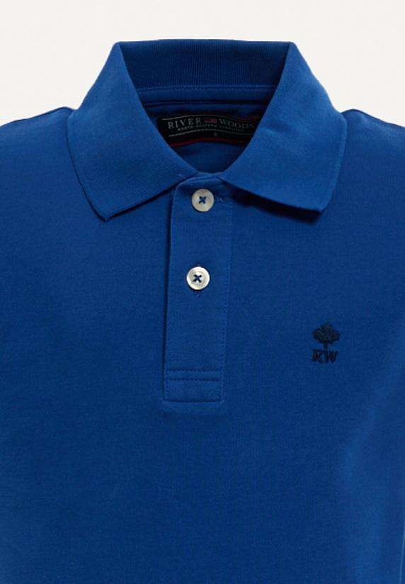 River Woods Custom Fit Basic Stretch Polo Admiral