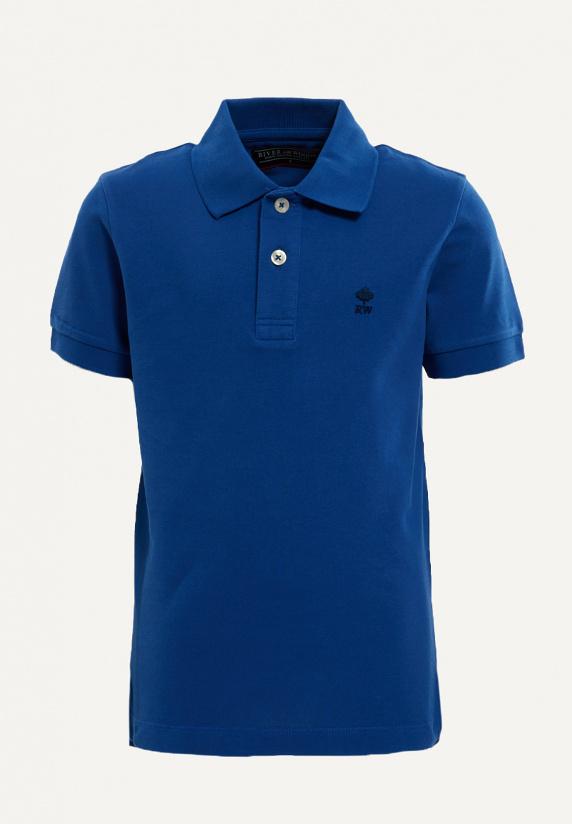 river woods Custom fit basic stretch polo admiral