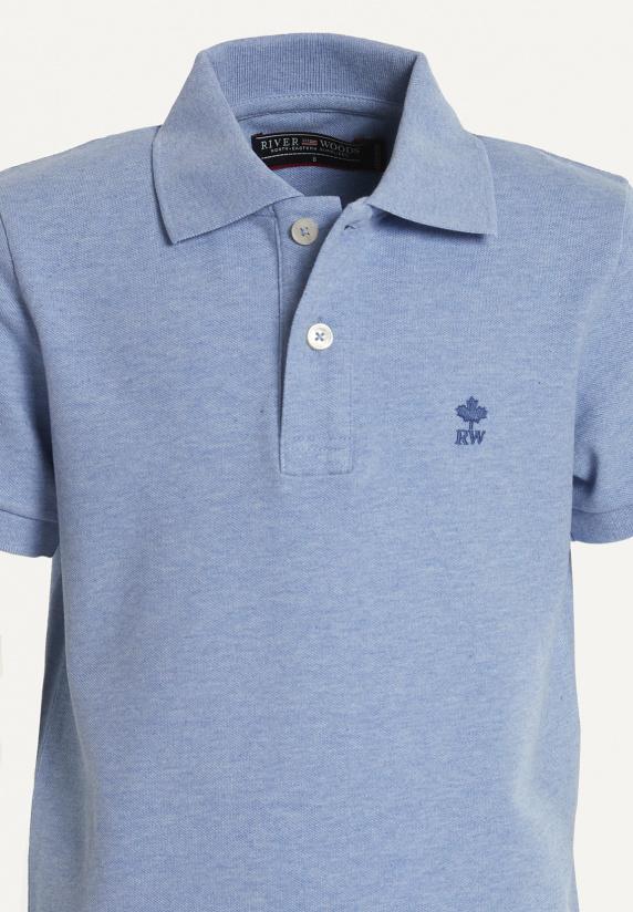 River Woods Custom Fit Basic Stretch Polo FRSTML