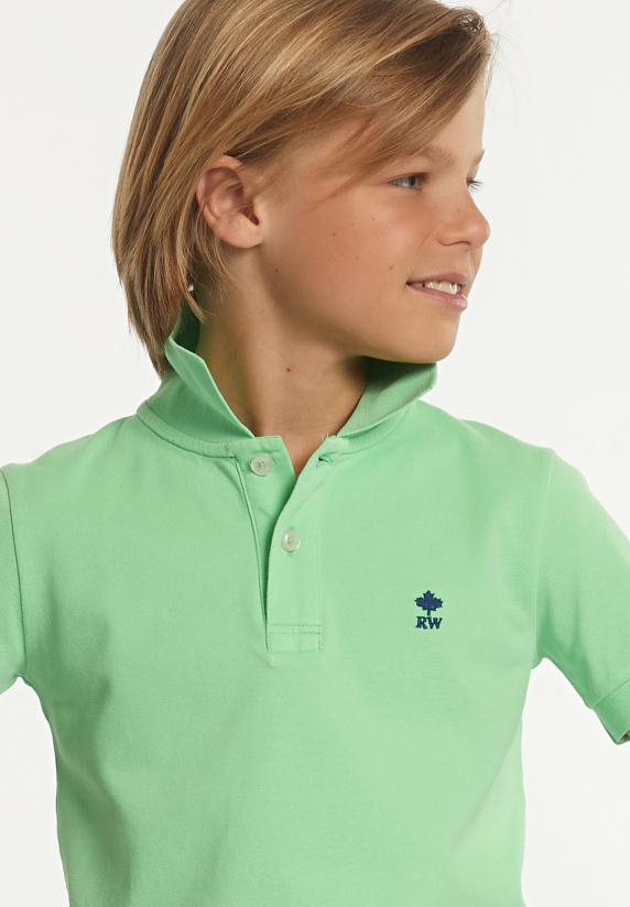 River Woods Custom Fit Basic Stretch Polo Lime