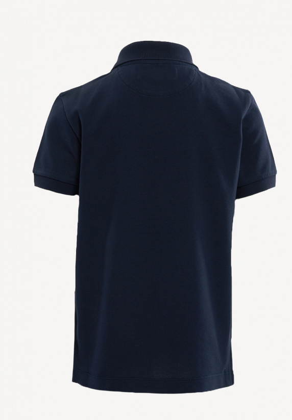River Woods Custom Fit Basic Stretch Polo Navy
