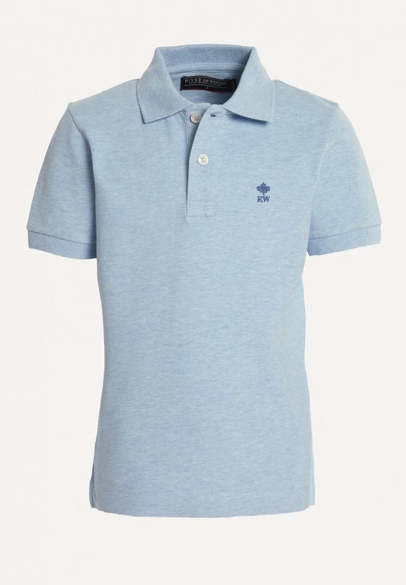 river woods Custom fit basic stretch polo SKML
