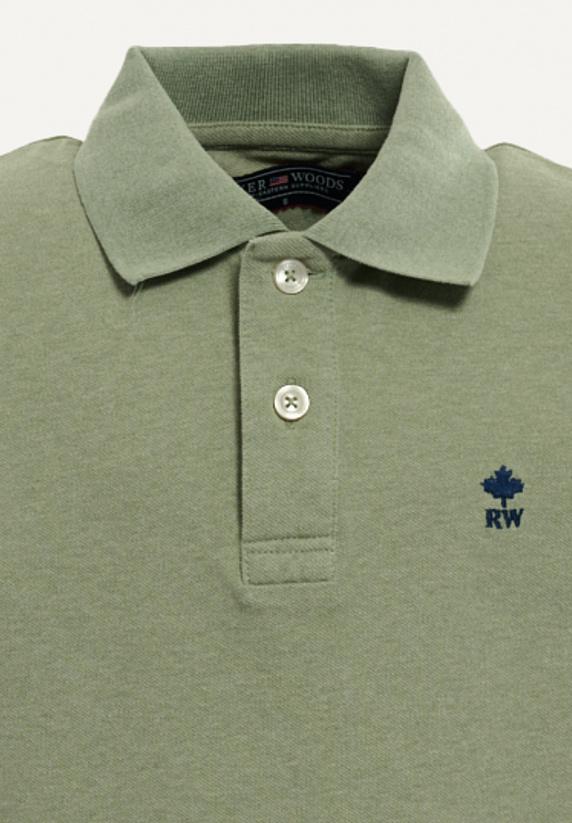 River Woods Custom Fit Basic Stretch Polo Tea Mix
