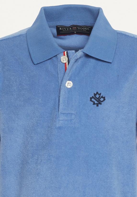 River Woods Custom Fit éponge Polo Baby Blue
