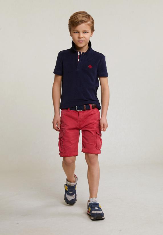 River Woods Custom Fit éponge Polo Henna Blue