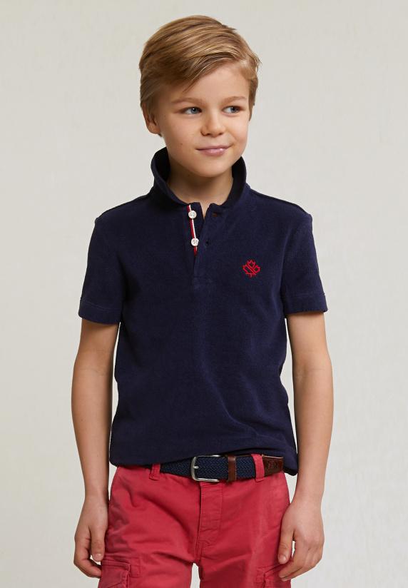 river woods Custom fit éponge polo henna blue