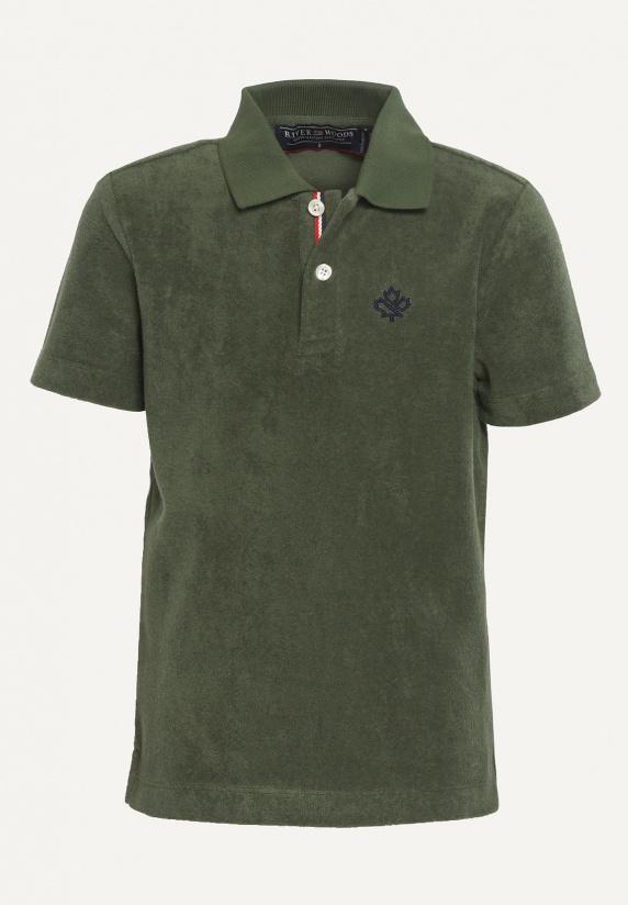 river woods Custom fit éponge polo kaki