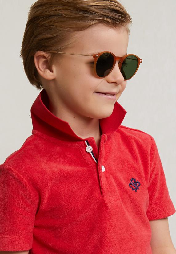 River Woods Custom Fit éponge Polo Pomegranate