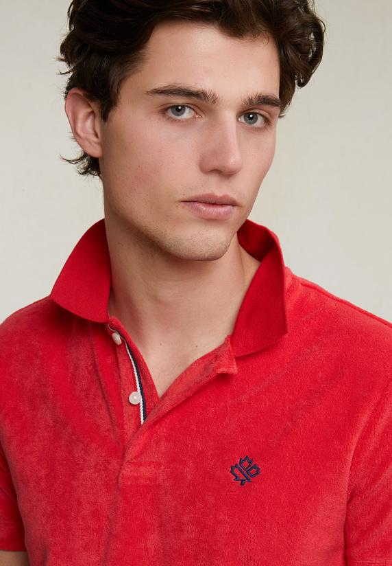 River Woods Custom Fit éponge Polo Pomegranate