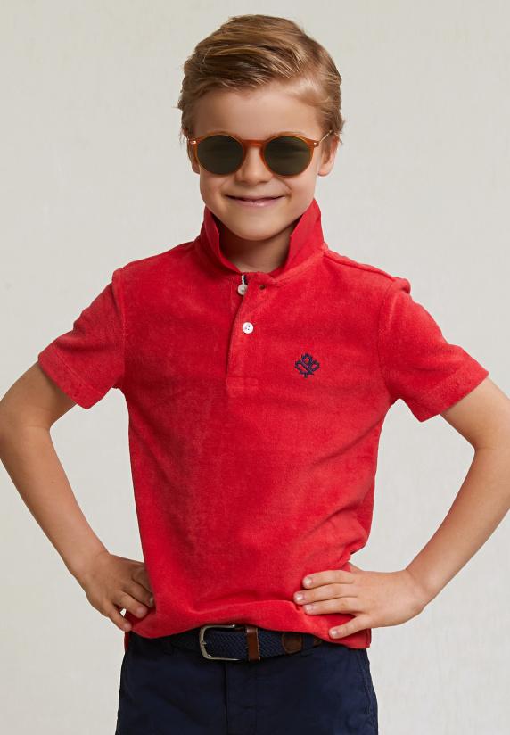 River Woods Custom Fit éponge Polo Pomegranate