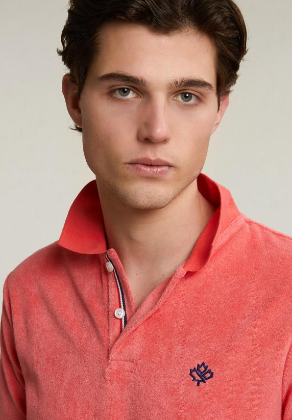 River Woods Custom Fit éponge Polo Rose