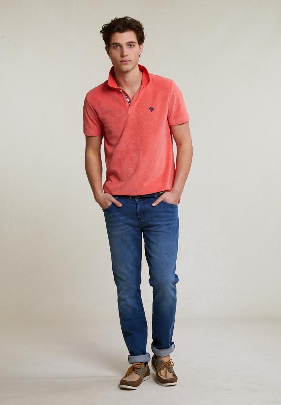 River Woods Custom Fit éponge Polo Rose