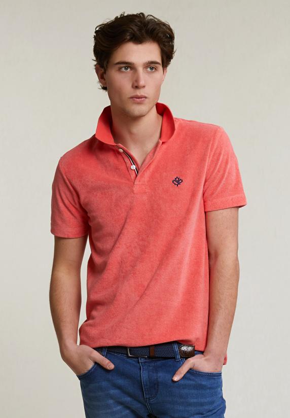 river woods Custom fit éponge polo rose