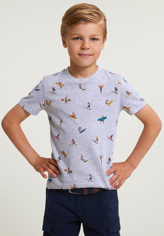 river woods Custom fit fantasie T-shirt oyster mix