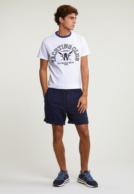 River Woods Custom Fit Fantasie T-shirt Wit