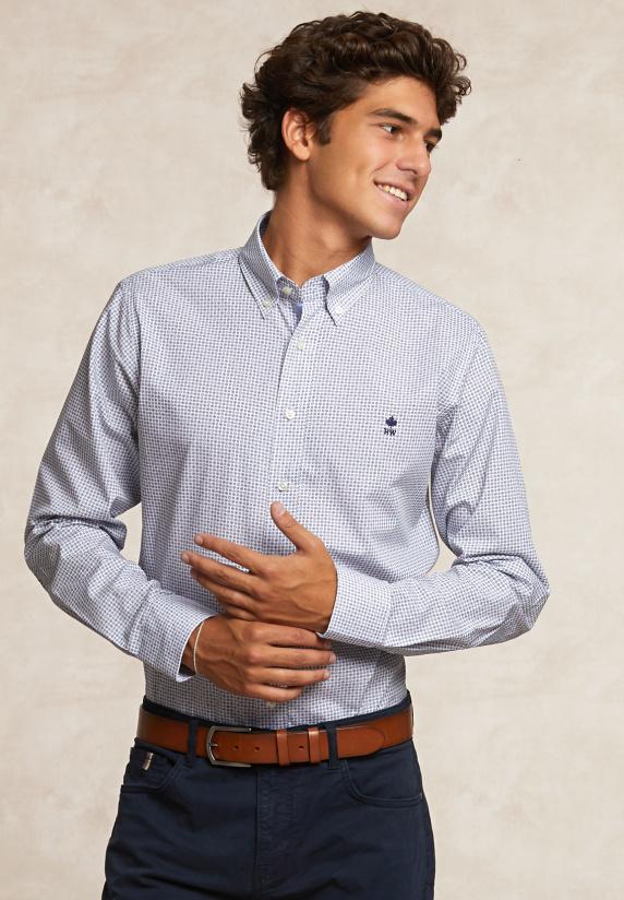 river woods Custom fit fantasiehemd multi