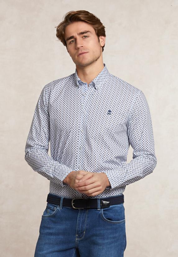 river woods Custom fit fantasiehemd multi