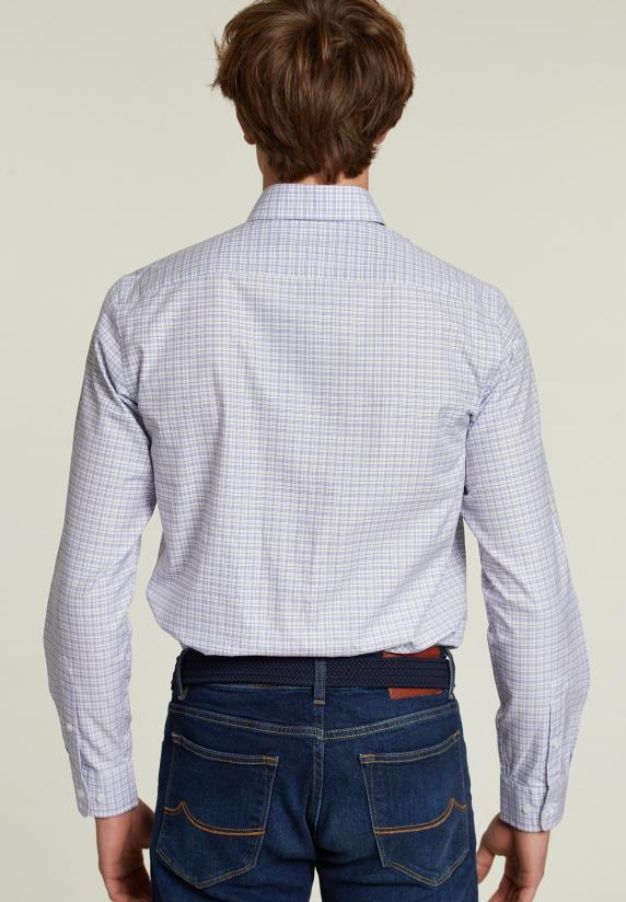 River Woods Custom Fit Geruit Hemd Multi