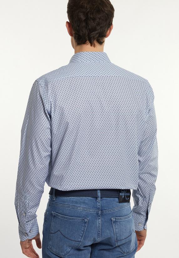 River Woods Custom Fit Gestipt Hemd Multi