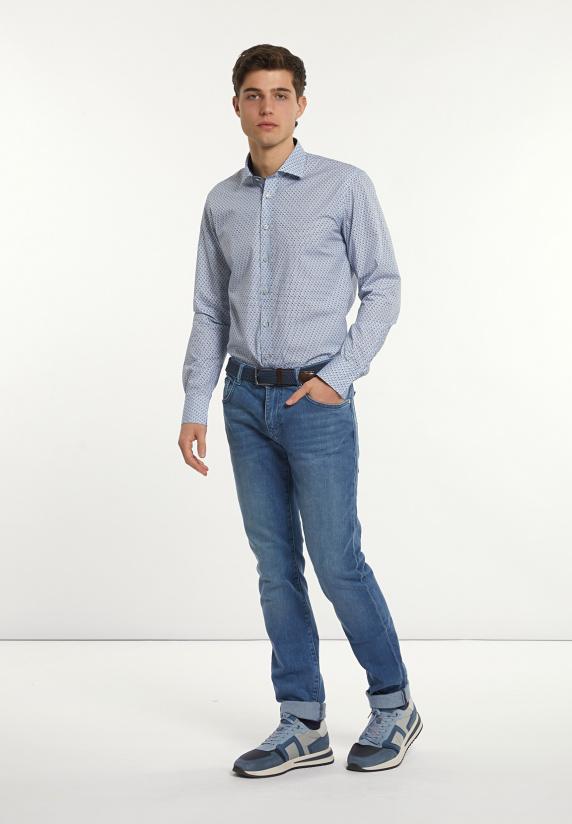 River Woods Custom Fit Gestipt Hemd Multi