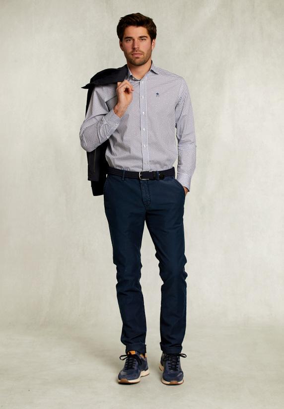 River Woods Custom Fit Gestipt Hemd Multi