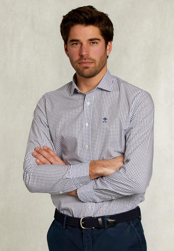 River Woods Custom Fit Gestipt Hemd Multi