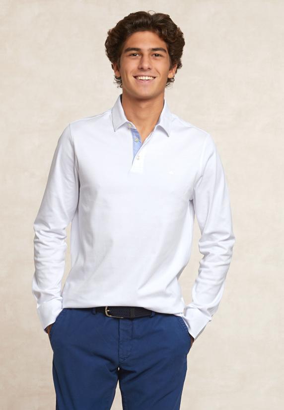 river woods Custom fit interlock polo wit