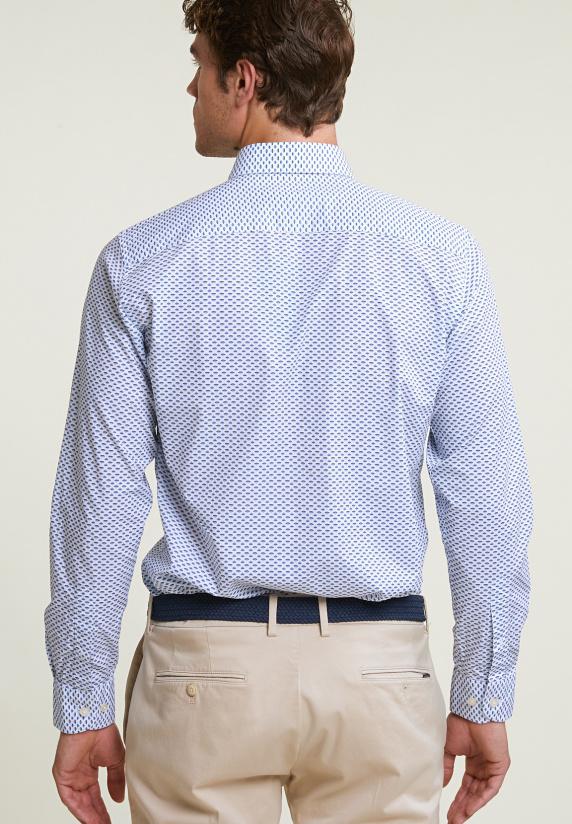 River Woods Custom Fit Katoenen Fantasiehemd Multi