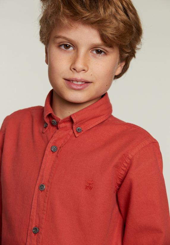 River Woods Custom Fit Katoenen Hemd Blush