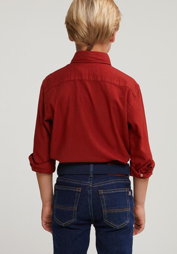 River Woods Custom Fit Katoenen Hemd Sunset