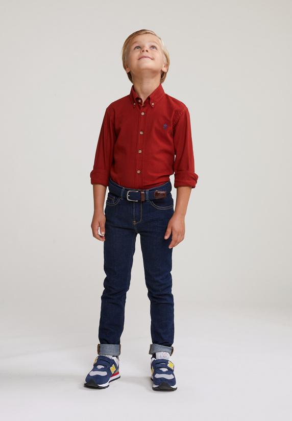 River Woods Custom Fit Katoenen Hemd Sunset