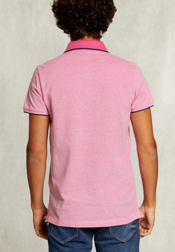 River Woods Custom Fit Katoenen Polo Amaranth