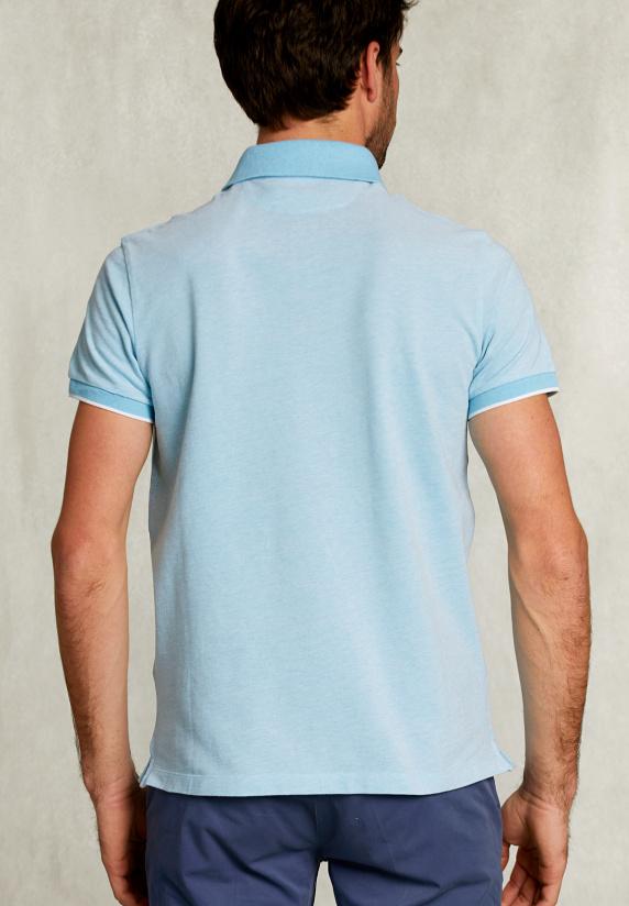 River Woods Custom Fit Katoenen Polo Bora Bora Mix