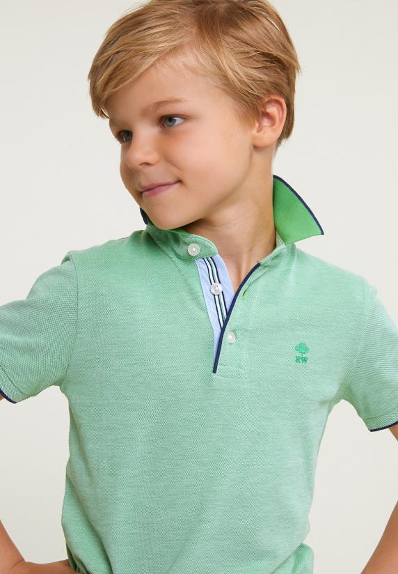 River Woods Custom Fit Katoenen Polo Breadfruit