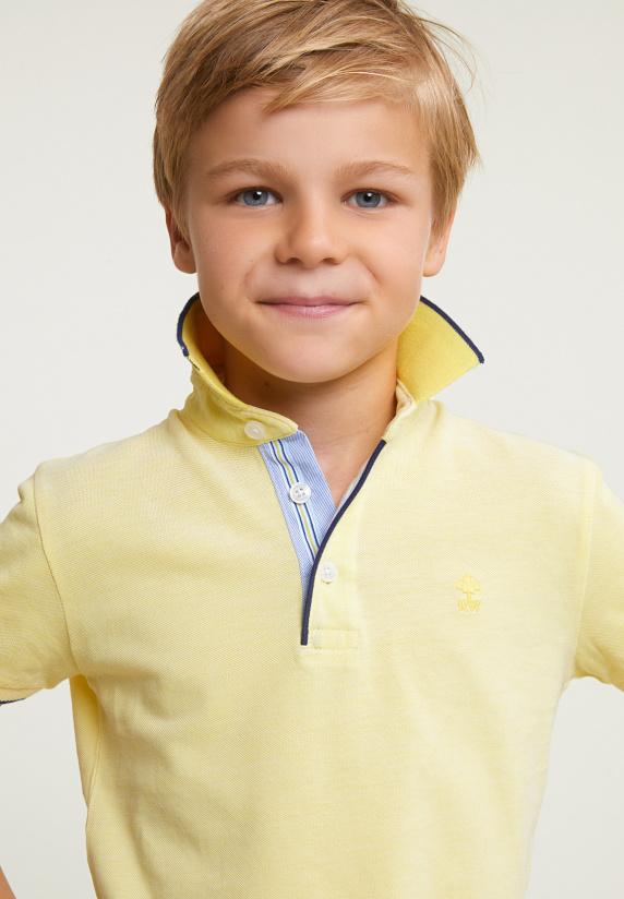 River Woods Custom Fit Katoenen Polo Lemonade