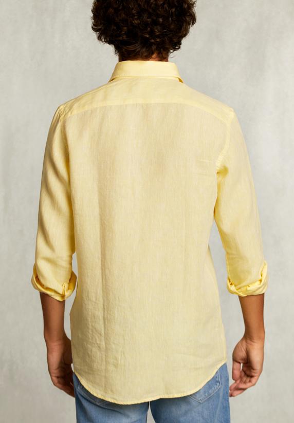 River Woods Custom Fit Linnen Hemd Butterfly