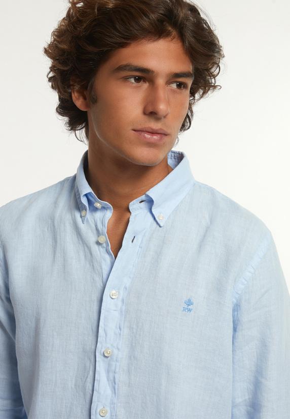 River Woods Custom Fit Linnen Hemd Carolina