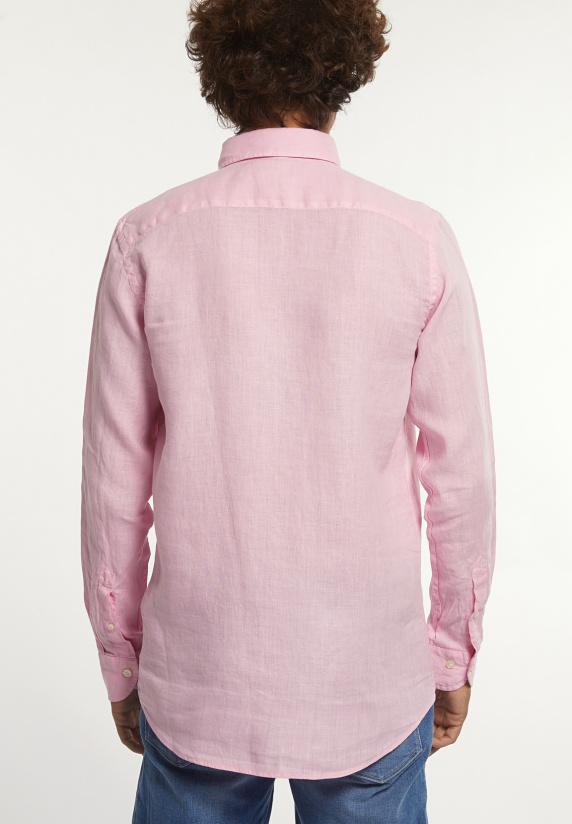 River Woods Custom Fit Linnen Hemd Flamingo