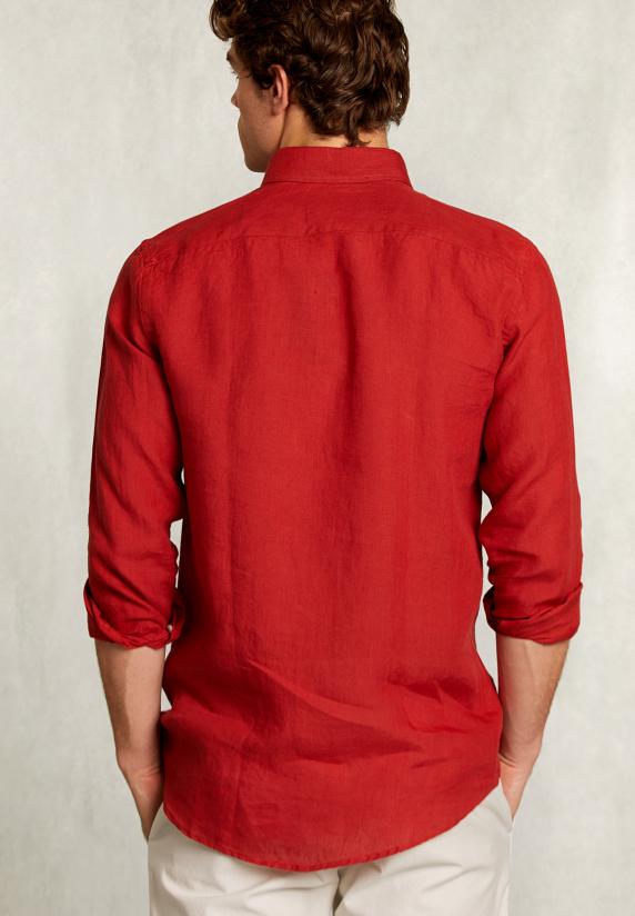 River Woods Custom Fit Linnen Hemd Masai