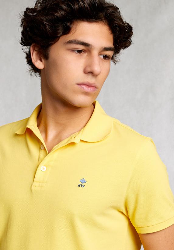 River Woods Custom Fit Pima Katoen Polo Butterfly