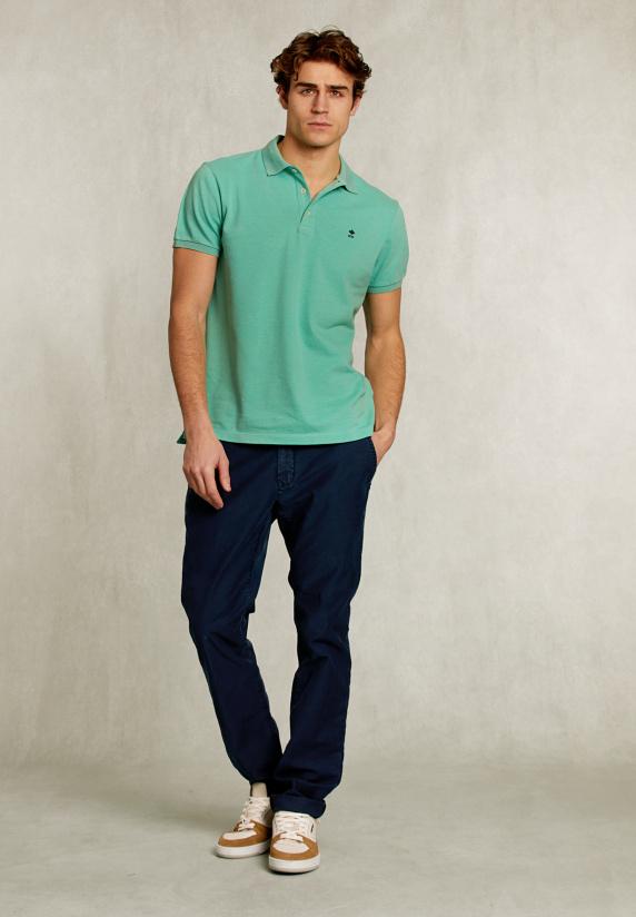 River Woods Custom Fit Pima Katoen Polo Mojito Mix